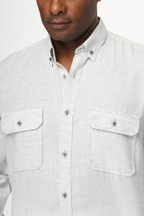 Regular Fit Shirt Light Gray