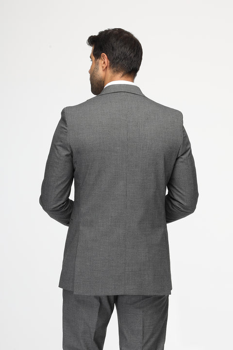 Slim Fit Suit Gray