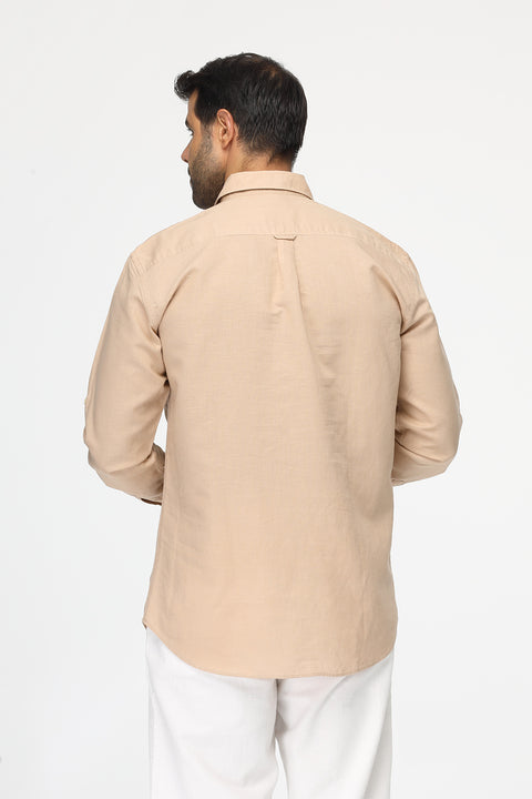 Regular Fit Shirt Beige