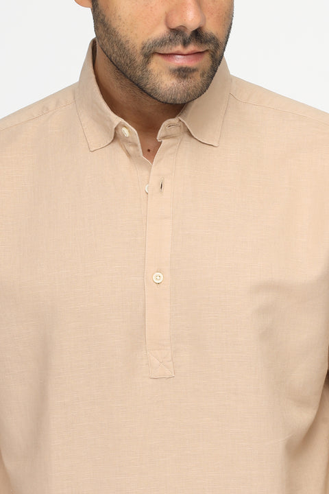 Regular Fit Shirt Beige
