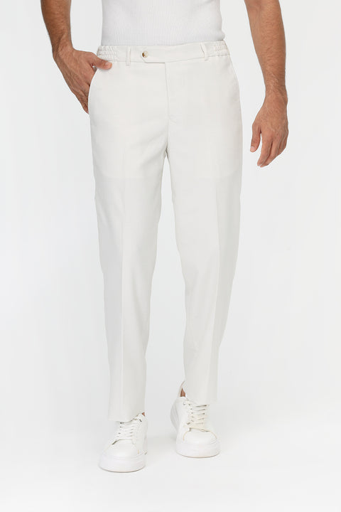 Regular Fit Classic Pants Beige
