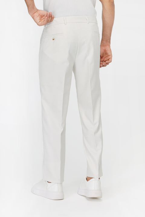 Regular Fit Classic Pants Beige