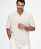 Relax Fit Shirt Half Beige