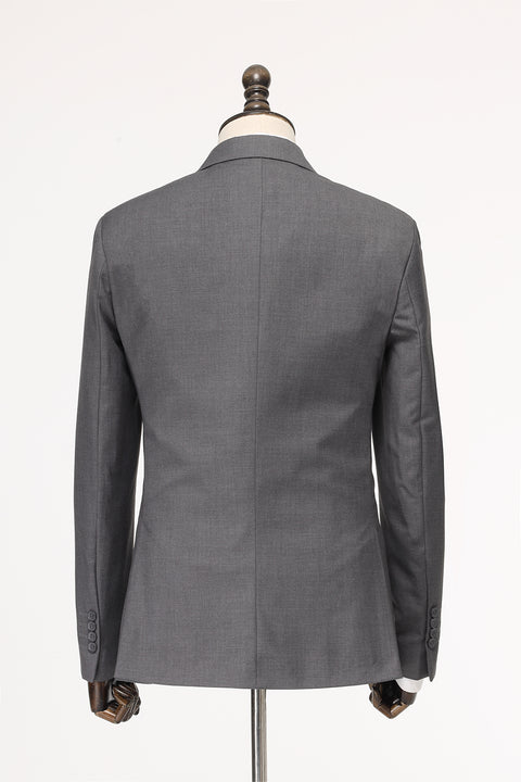 Slim Fit Suit Gray