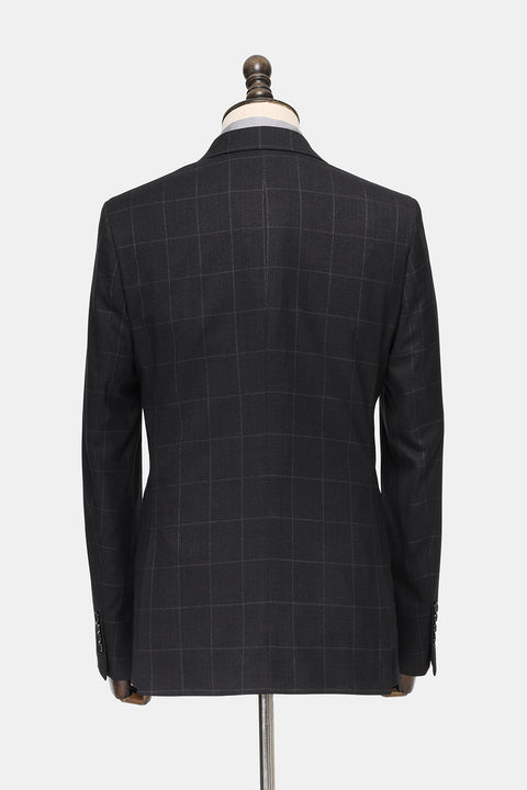 Slim Straight Fit Suit Gray
