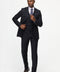 Slim Straight Fit Suit Dark Blue