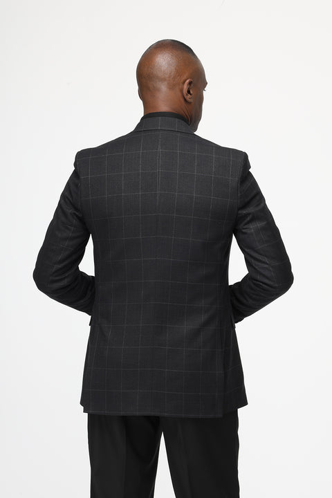 Slim Straight Fit Suit Gray