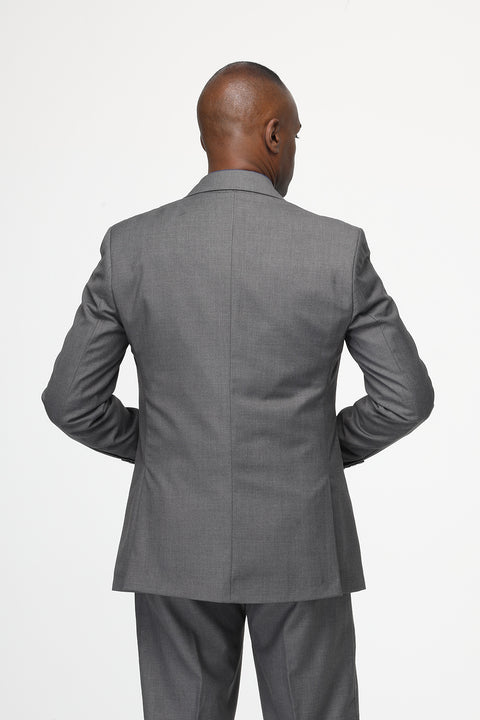 Slim Fit Suit Gray