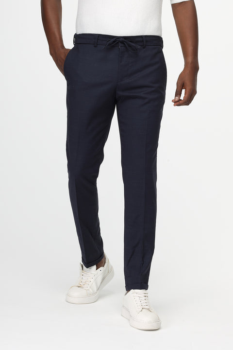 Slim Fit Classic Pants Dark Blue