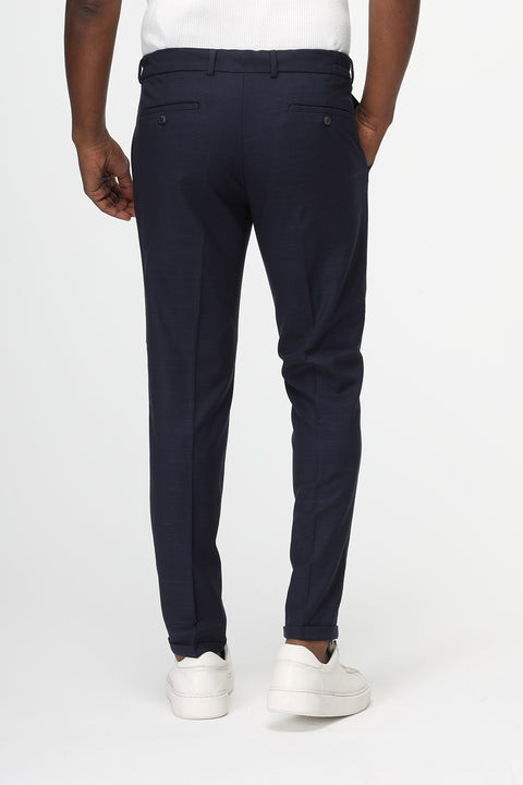 Slim Fit Classic Pants Dark Blue