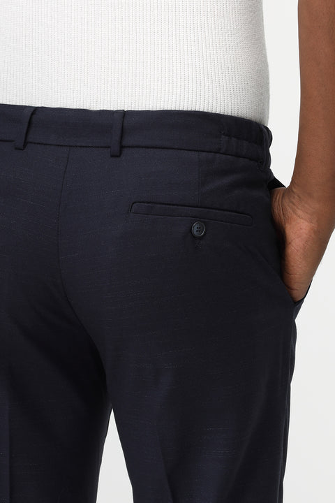 Slim Fit Classic Pants Dark Blue