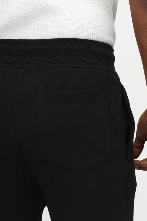Regular Fit Sweat Pants Black