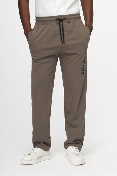 Regular Fit Sweat Pants Brown