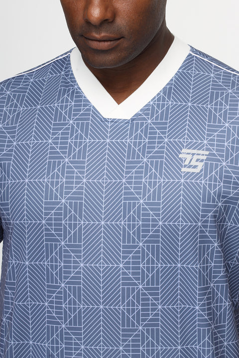 Regular Fit Sports T-Shirt Blue