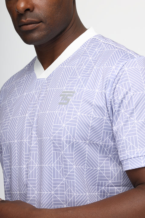 Regular Fit Sports T-Shirt Light Purple