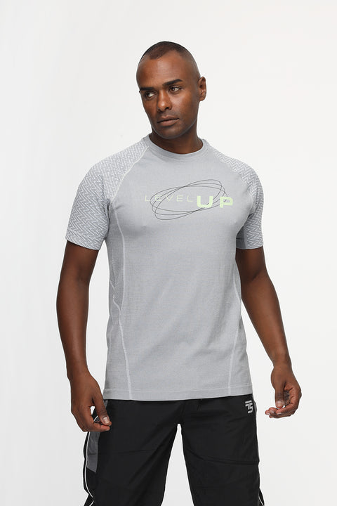 Regular Fit Sports T-Shirt Gray