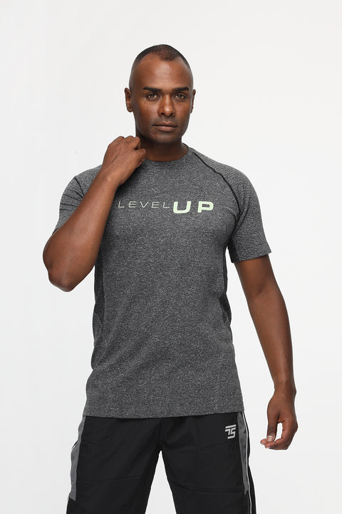 Regular Fit Sports T-Shirt Gray