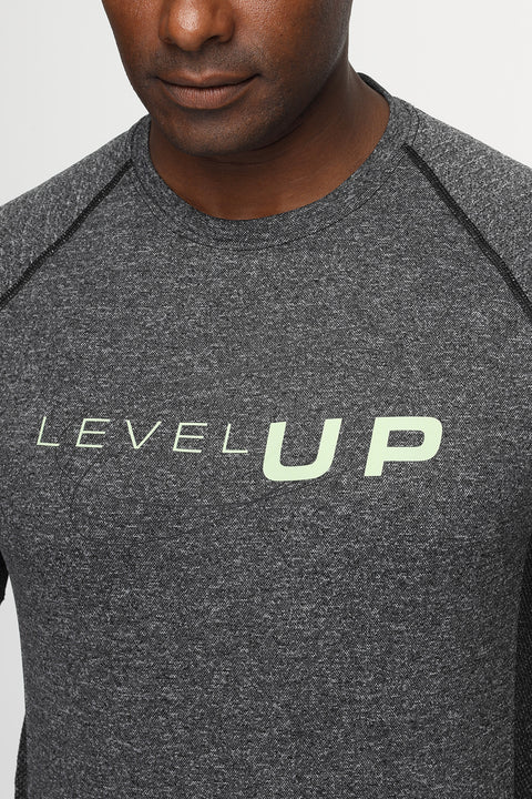 Regular Fit Sports T-Shirt Gray