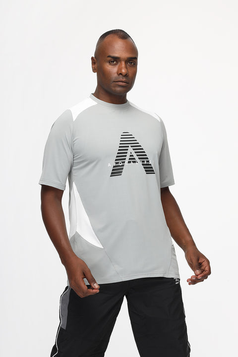 Regular Fit Sports T-Shirt Gray