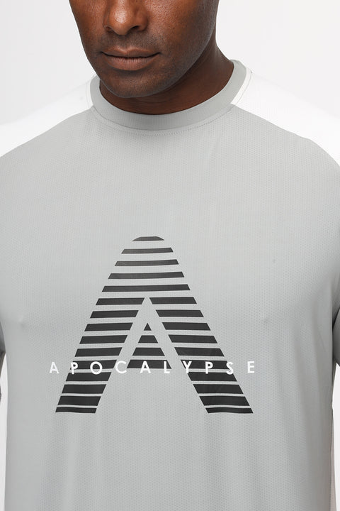 Regular Fit Sports T-Shirt Gray