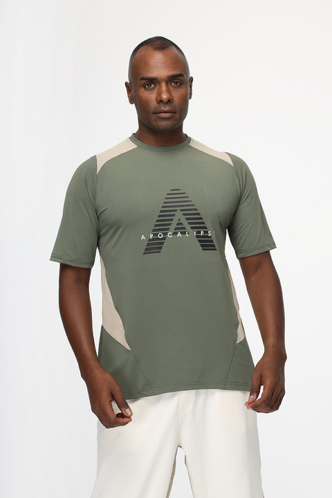 Regular Fit Sports T-Shirt Green