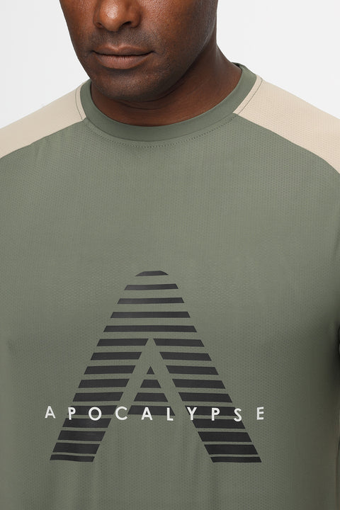 Regular Fit Sports T-Shirt Green