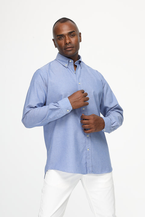 New Fit Shirt Oxford Blue