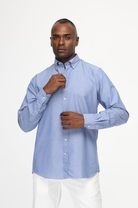 New Fit Shirt Oxford Blue