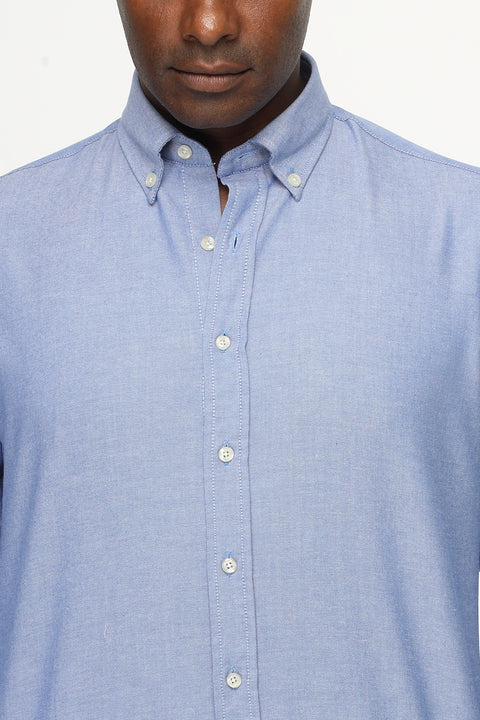 New Fit Shirt Oxford Blue
