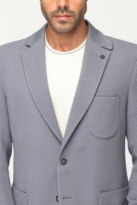 Slim Fit Blazer Blue
