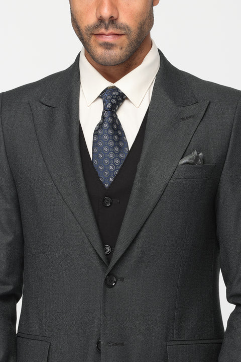 Slim Fit Suit Green