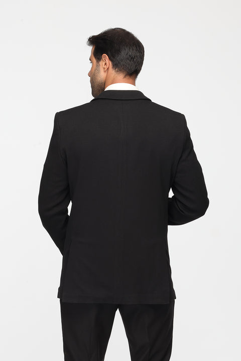 Slim Fit Blazer Black