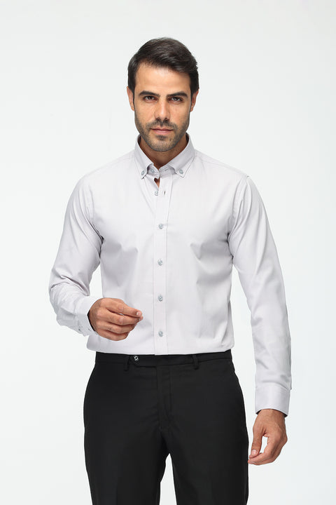 Classic Shirt Slim fit Light Gray