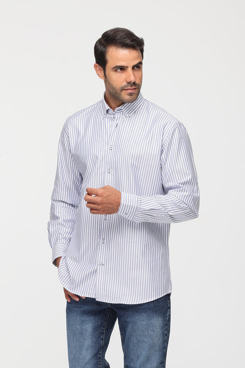 Regular Fit Shirt Blue