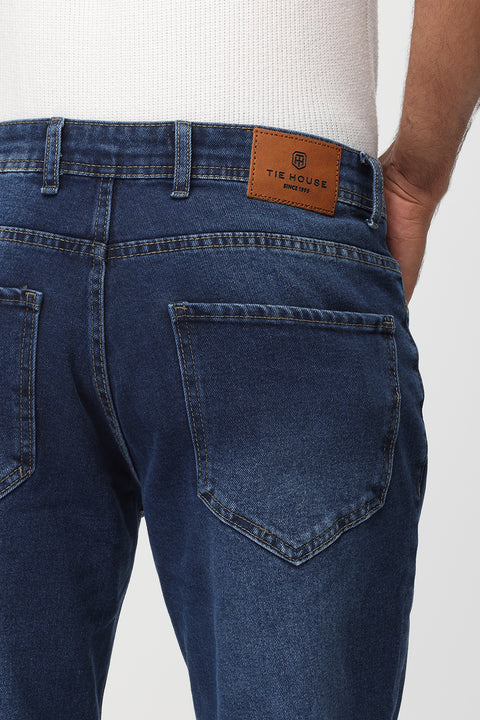 Regular Fit Trousers Jeans Dark Blue