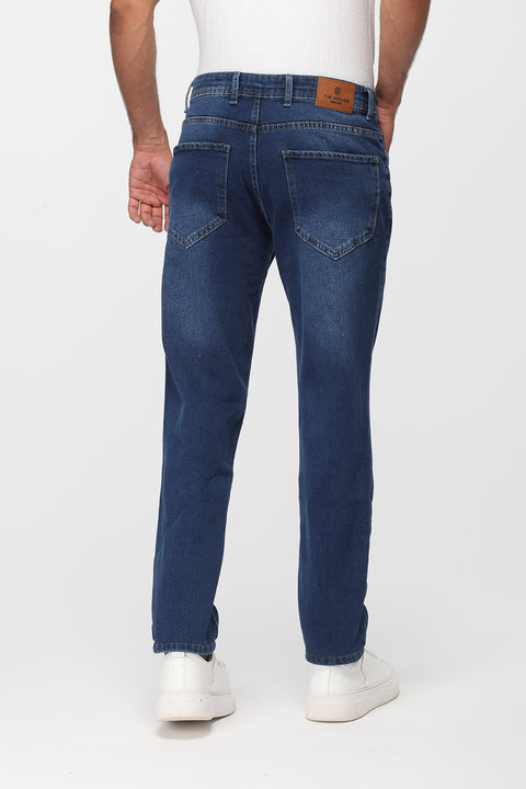 Regular Fit Trousers Jeans Dark Blue