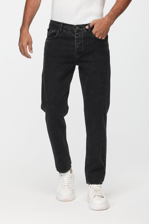 Slim Fit Trousers Jeans Gray