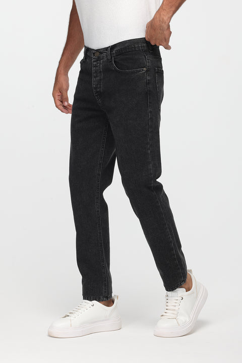Slim Fit Trousers Jeans Gray