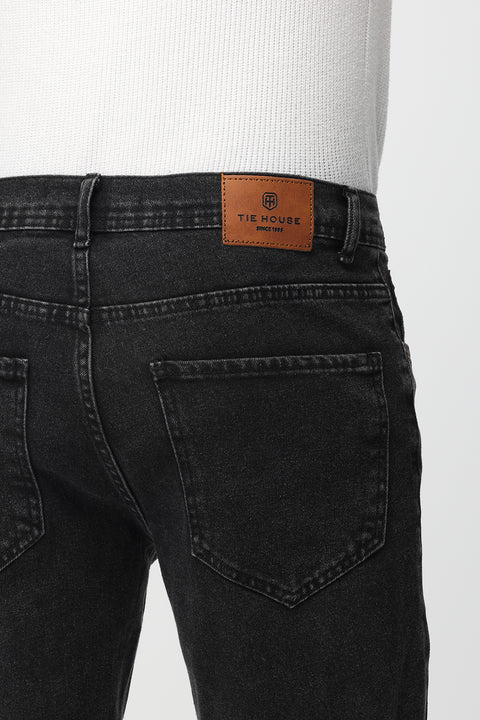 Slim Fit Trousers Jeans Gray