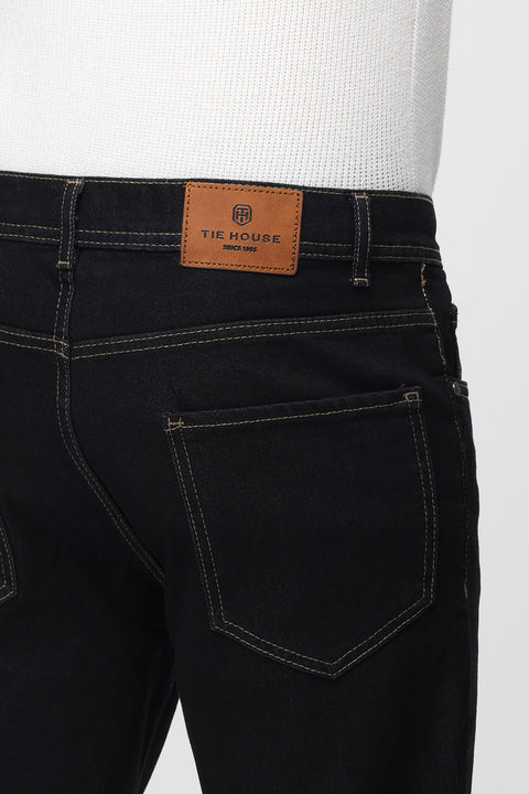 Slim Fit Trousers Jeans Dark Blue