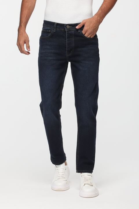 Slim Fit Trousers Jeans Dark Blue