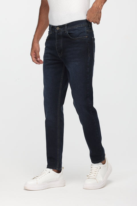 Slim Fit Trousers Jeans Dark Blue