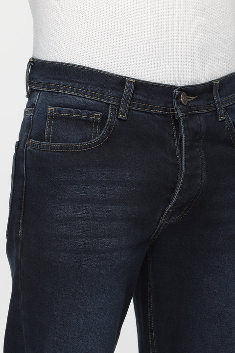 Slim Fit Trousers Jeans Dark Blue