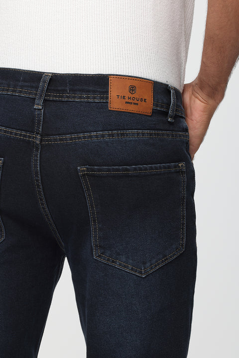 Slim Fit Trousers Jeans Dark Blue