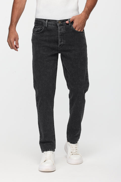 Slim Fit Trousers Jeans Gray