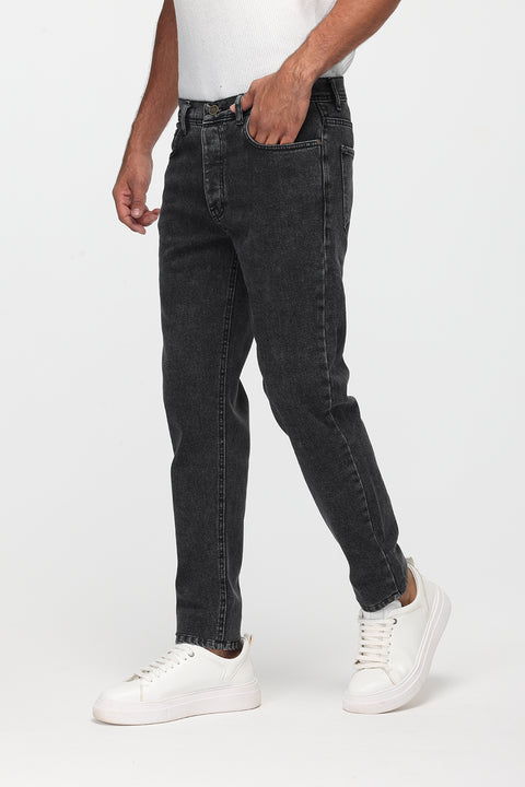 Slim Fit Trousers Jeans Gray