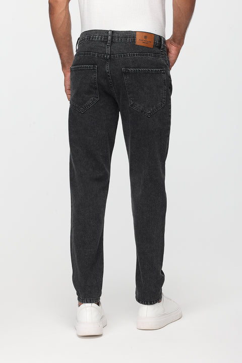 Slim Fit Trousers Jeans Gray