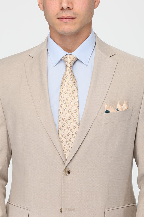 Regular Fit Suit Beige