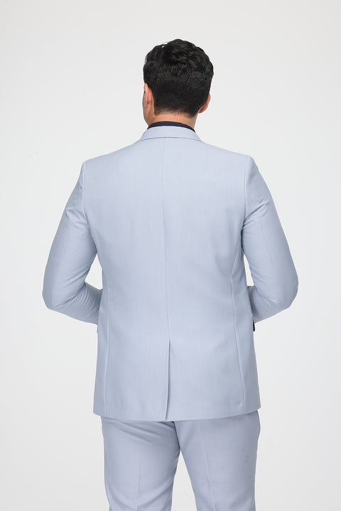 Slim Fit Suit Light Blue