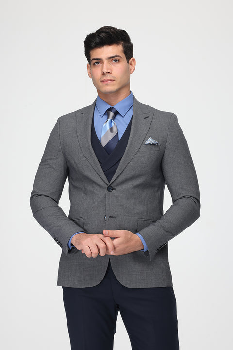 Slim Fit Suit Blue